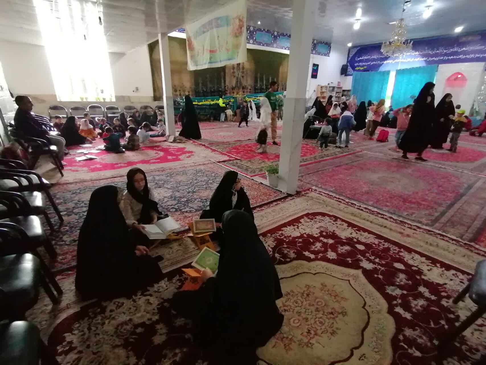 جشنِ اختتامیه کلاس‌های قرآن در امام زاده نقی الهادی (ع) شیروان