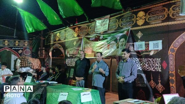 برگزاری برنامه‌های فرهنگی و هنری فرهنگیان ناحیه 2 خرم‌ آباد در موکب تعزیه اعظم لرستان