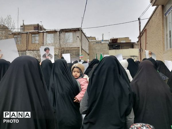 راهپیمایی روز جهانی قدس در شهر بار نیشابور