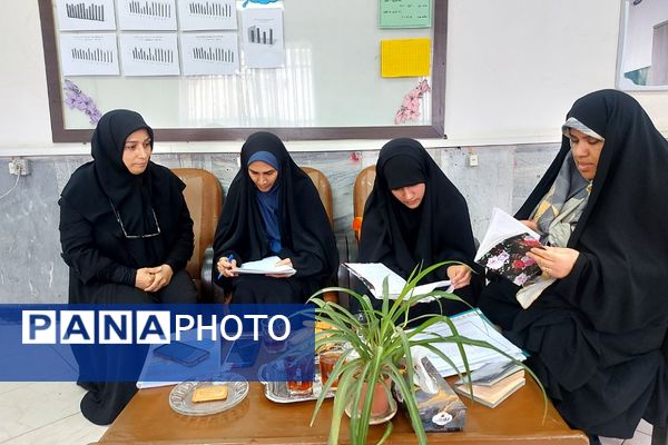 بازدید ارزیابان حوزه پرورشی از فعالیت‌های مدارس منطقه کهریزک 