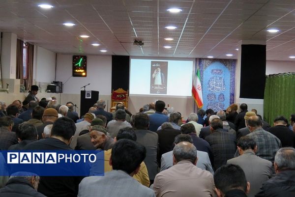 مراسم شهادت رئیس جمهور شهید سید ابراهیم رئیسی در شهر درق 