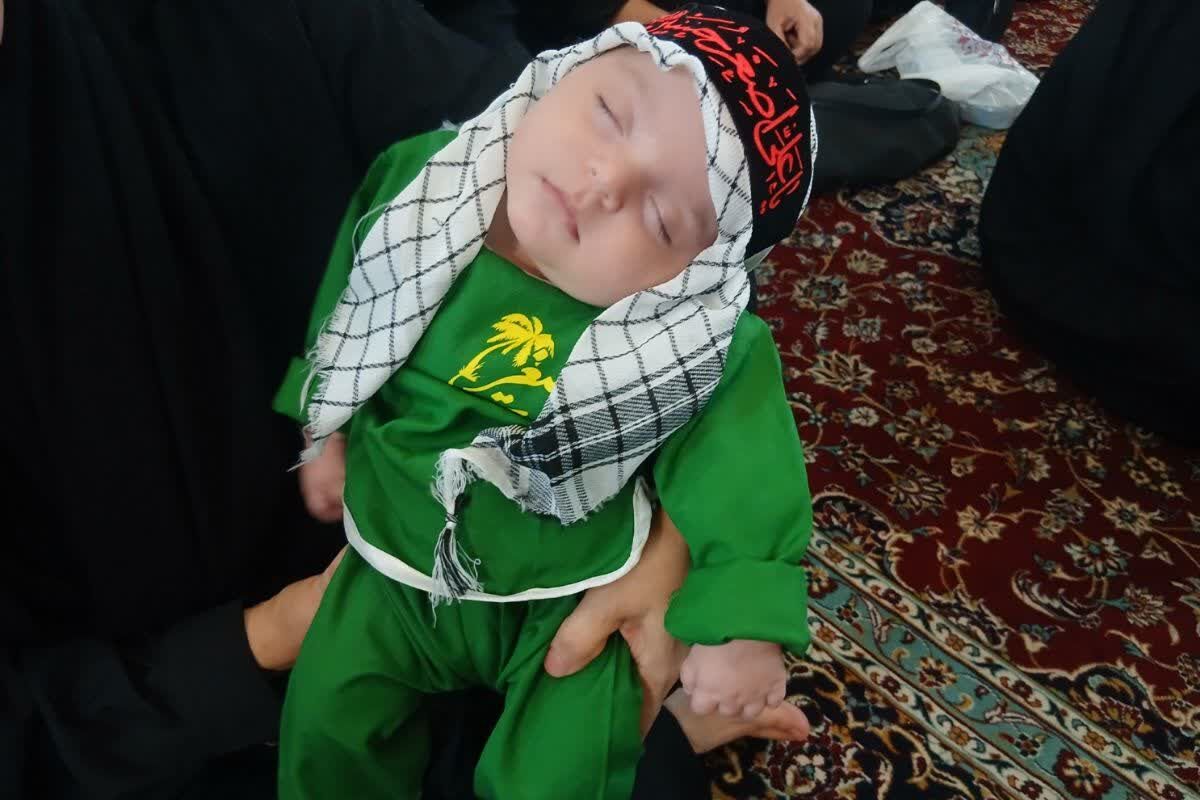 لالایی عشق در سوگ کوچک‌ترین شهید کربلا