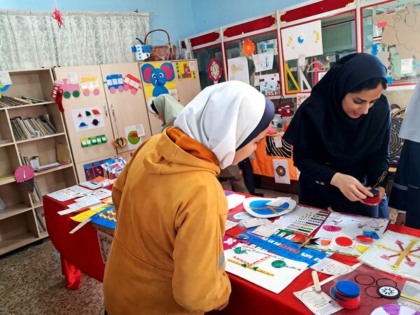 جشنواره بازی و یادگیری در مدرسه شهید معظم شهرستان قدس