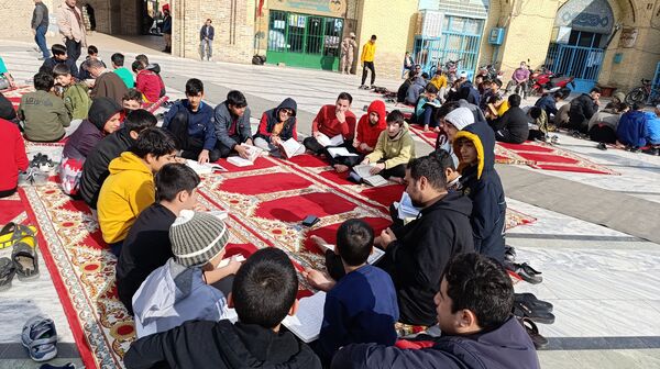 اعتکاف در مسجد جامع شهرستان نیشابور 