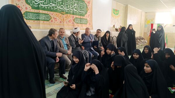  مراسم افتتاحیه دبیرستان تخصصی حفظ کوثر در شهرستان کاشمر 