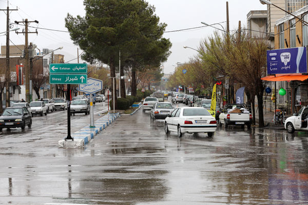 باران نوروزی در آباده