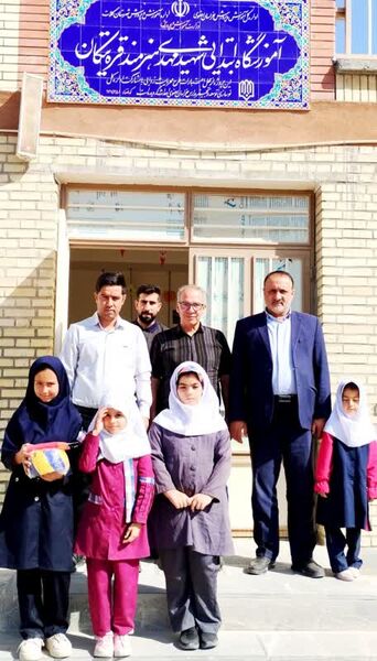 بازدید مدیر آموزش و پرورش شهرستان کلات از مدارس روستاهای مرزی 