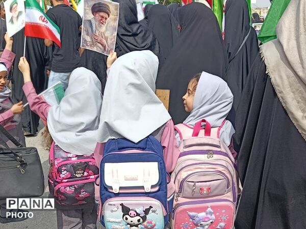 فرزندان انقلاب شهرستان شهیدپرور لامرد در روز قدس