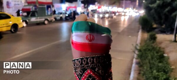  رژه‌ خودرویی در بلوار فضل نیشابور