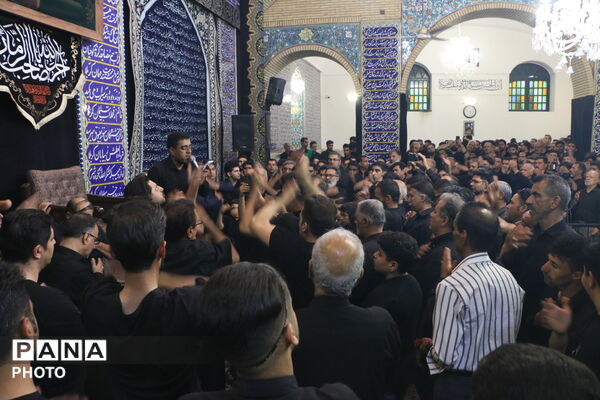 عزاداری هیئت مزرعه امحسن ده بالا در خانه امام حسینی یزد