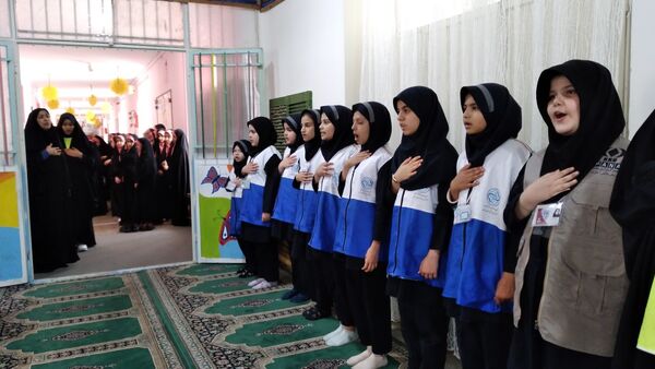 مراسم اختتامیه هفته سلامت در دبستان شهید جواهری