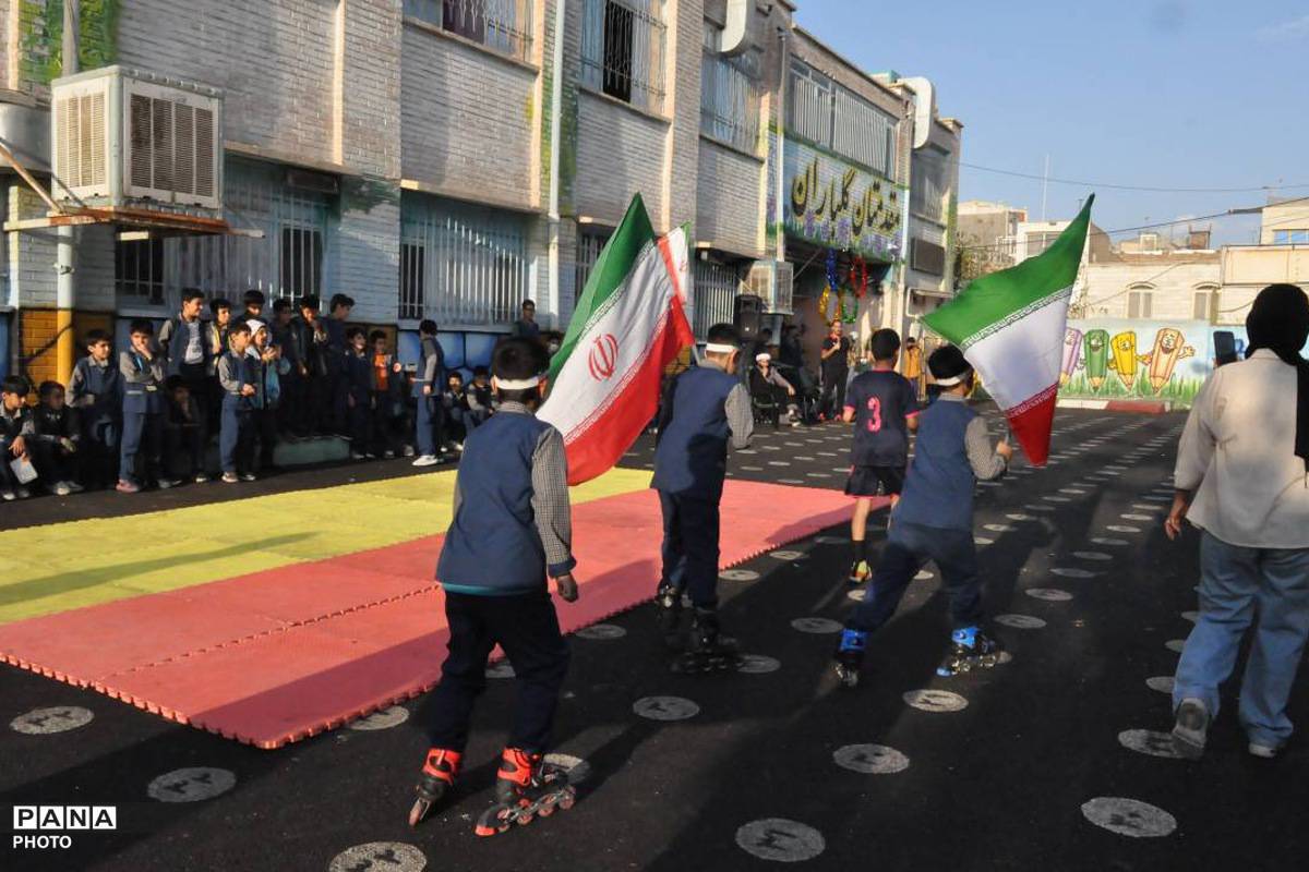 شور و نشاط ورزشی در دبستان پسرانه قدس ورامین