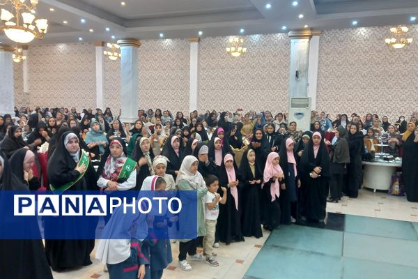 برگزاری جشن میلاد بانوی کرامت در هتل سامان شهرستان قرچک 