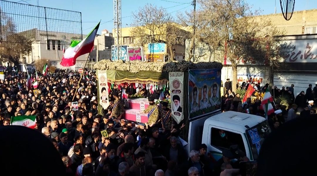 تشییع شهدای امنیت نیشابور