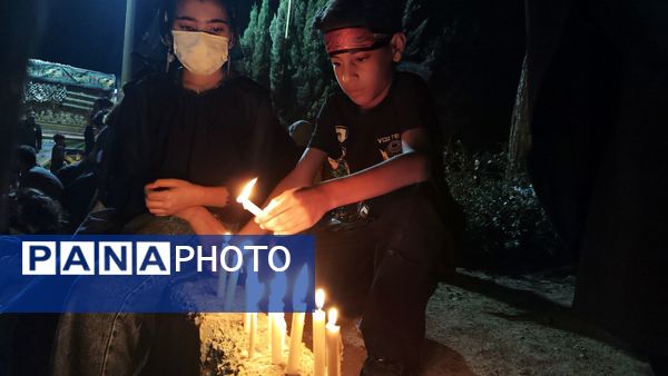 مراسم شام غریبان در گلزار شهدای یاسوج