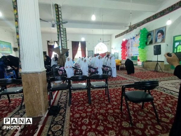 جشن تکلیف دختران کلاس سوم در روستای سعدالدین شهرستان خلیل آباد