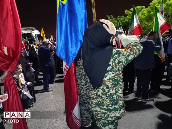 حضور باشکوه مردم کرج در تجمعات شبانه 