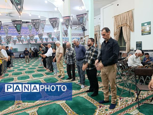 عزاداری سالروز شهادت امام حسن عسکری (ع) در مسجد صاحب‌الزمان آشخانه