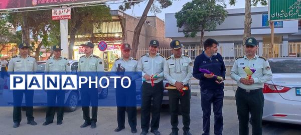 قدردانی از ماموران نیروی انتظامی فراجا و جمعی از خواهران شهرستان شیروان در طرح عفاف و حجاب توسط  پایگاه شهیده ناهید فاتحی کرجو روستای چلو