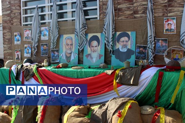 آیین نمادین نواختن زنگ آغاز تحصیلی در مدارس خوزستان