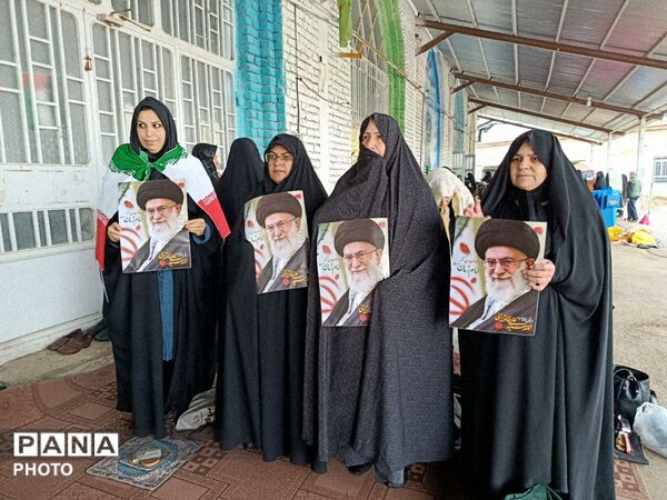  دانش‌آموزان و فرهنگیان بهار برای حمایت از فلسطین و کودکان‌میناب