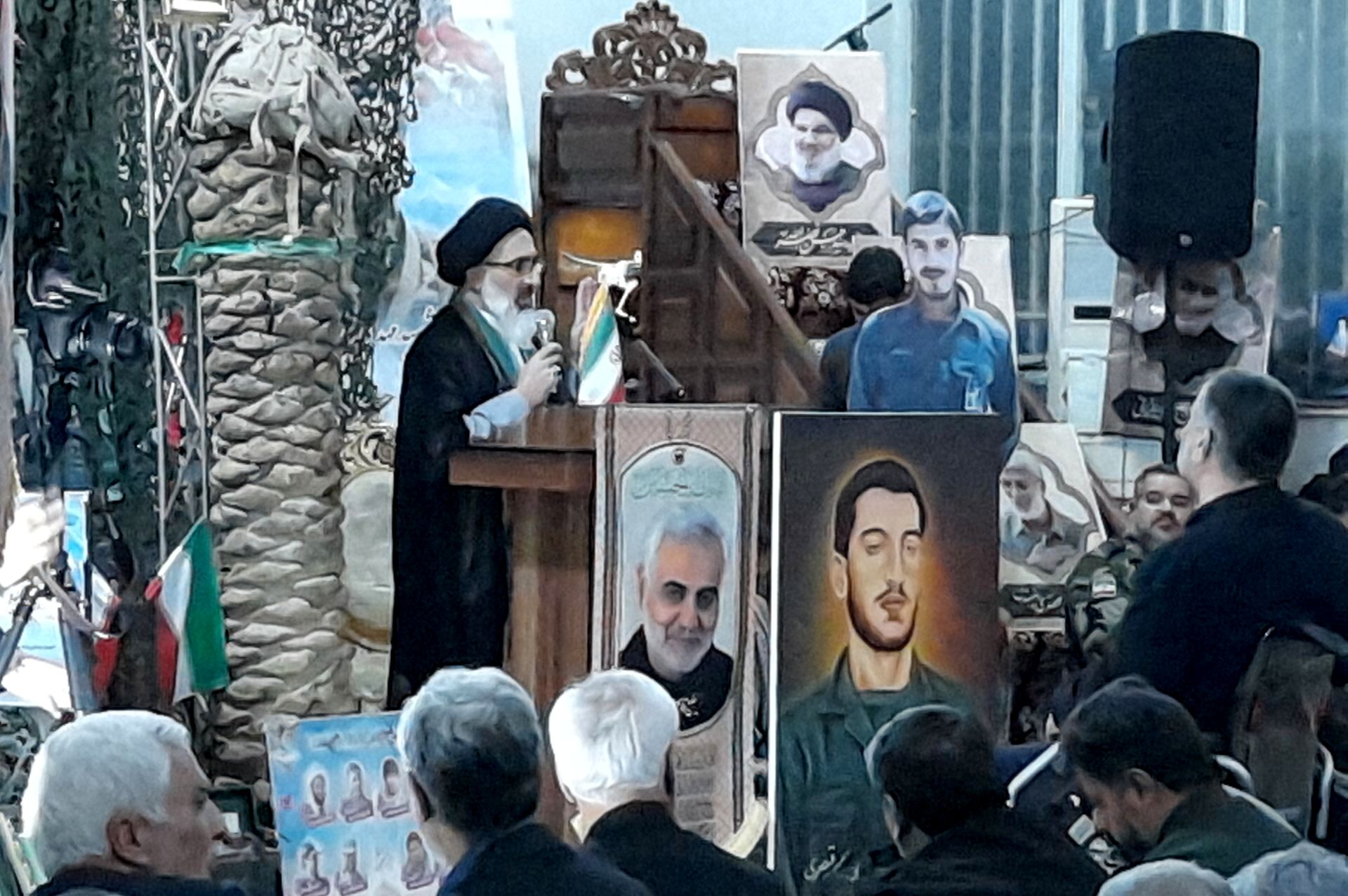 مراسم ششمین سالگرد شهادت سردار سلیمانی در شهر جعفریه قم