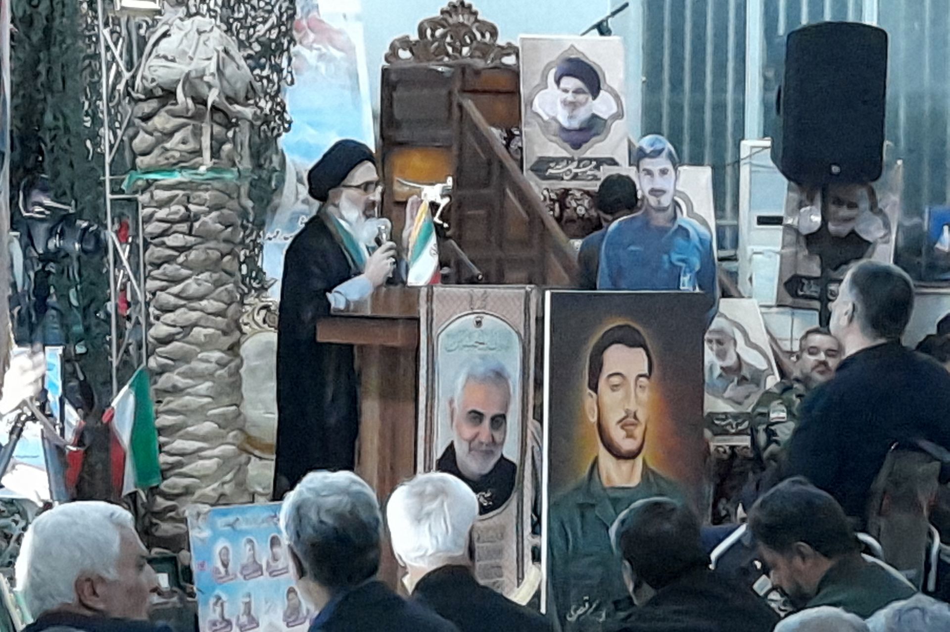 مراسم ششمین سالگرد شهادت سردار سلیمانی در شهر جعفریه قم