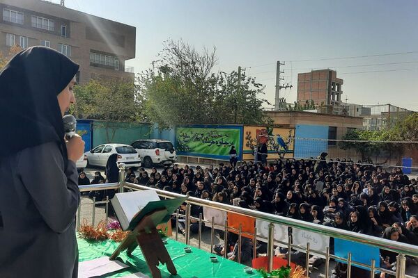 افتتاحیه طرح مصباح الهدی در هنرستان تاجیک بهارستان دو