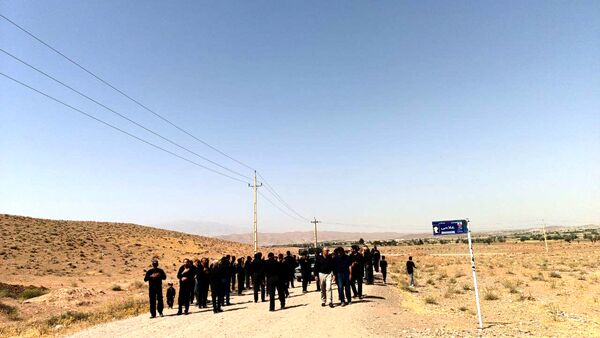 عزاداری مردم روستای جلماجرد در تاسوعای حسینی