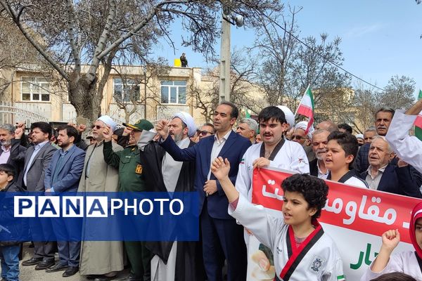 حضور پرشور مردم بیجار در راهپیمایی روز قدس و آخرین نمازجمعه ماه رمضان