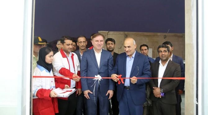 افتتاح ساختمان جمعیت هلال احمر شهرستان جم