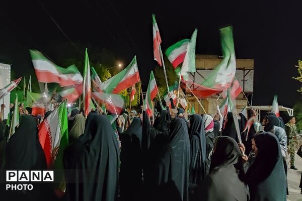جوشش غیرت انقلابی مردم شهر بار در  اجتماعات شبانه