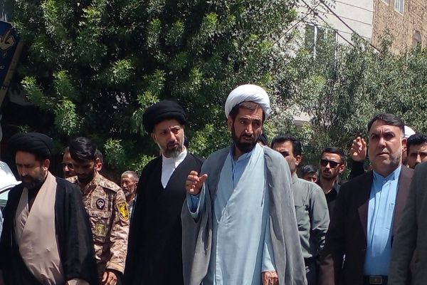 حضور پرشور مردم نصیر شهر در راهپیمایی محکومیت جنایت صهیونیست‌ها 