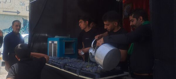 برپایی پرشور مراسم عزاداری سیدالشهدا در خیابان‌های نیشابور 