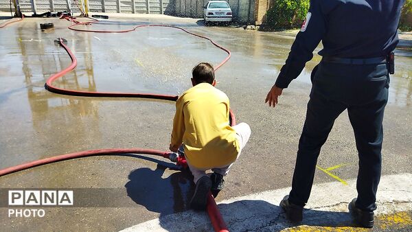 آخرین روز از دوره آموزش آتشنشانی داوطلب ویژه آقایان در نیشابورـ۲