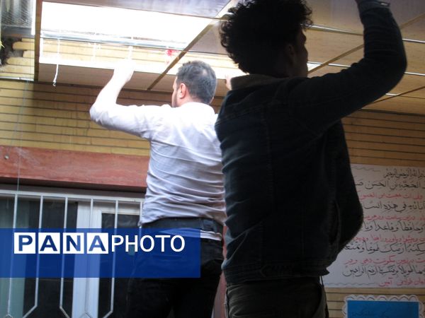 اجرای عملیات عمرانی در مدرسه‌ ابتدایی روستای مارکده