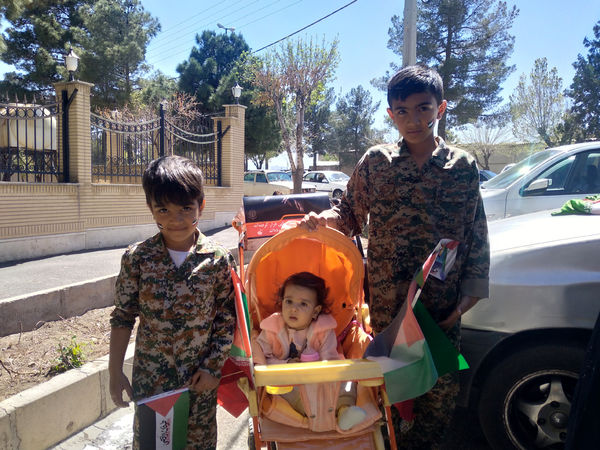 راهپیمایی روز قدس در شهر کهک قم