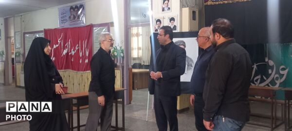بازدید مدیر آموزش و پرورش ناحیه ۴ کرج از مدرسه تزکیه اسکان زائران رهبر شهید