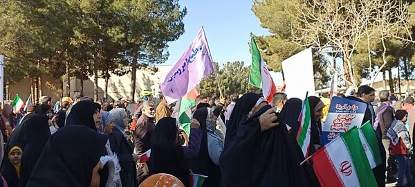 حضور پرشور مردم در راهپیمایی ۲۲ بهمن بیرجند