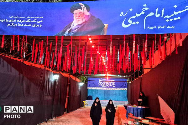 سیاه‌پوش شدن معابر و خیابان‌های آباده در ماه محرم