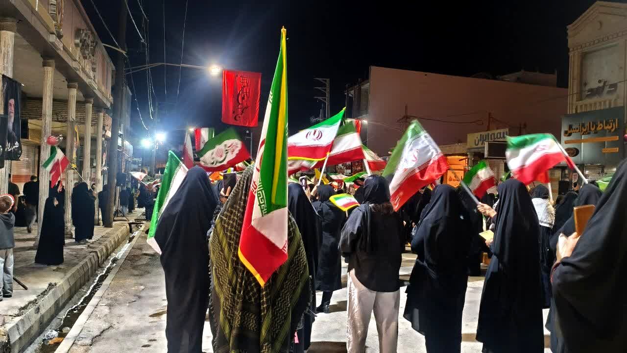 راهپیمایی و بیعت مردم ولایت مردار شهرستان گچساران