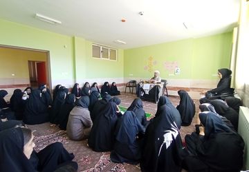 برگزاری مراسم عزاداری در مدرسه الزهرا دوازده ‌امام 
