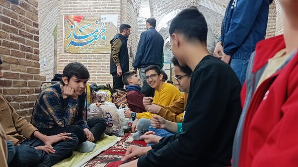 اعتکاف در مسجد جامع شهرستان نیشابور 