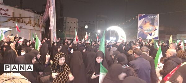 ایستادگی مردم کرج مقابل دشمنان متجاوز آمریکایی_صهیونی