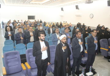 مراسم پنجمین سالگرد شهادت حاج قاسم سلیمانی در اداره کل آموزش و پرورش استان بوشهر 