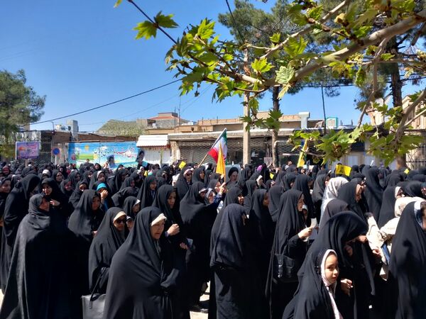 راهپیمایی باشکوه روز جهانی قدس در شهرستان خلیل‌آباد