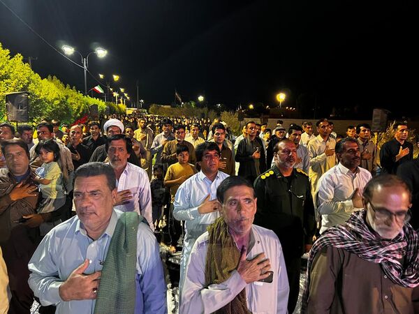 یادواره شهدای گمنام بخش چاه‌دادخدا و اولین سالگرد شهید سید حسن نصرالله