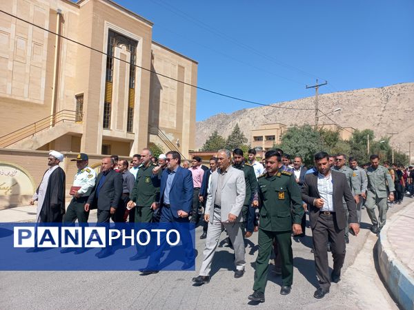 مراسم گرامیداشت شهادت سید حسن نصرالله و شهدای مقاومت در شهرستان سیروان 