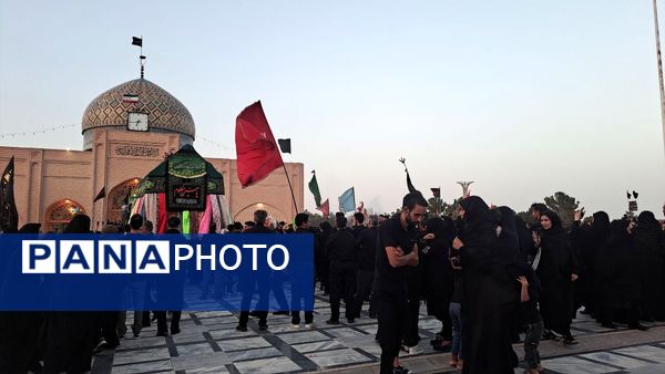 عزاداری هیئت‌های مذهبی در بارگاه منور امام زاده محمد عابد کاخک