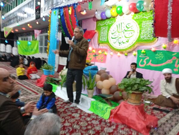 تکیه حسینی غرق در شادی علوی